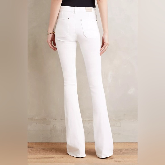 MiH Bodycon Marrakesh Flare Jeans, white, size 24, NWT - Picture 3 of 9
